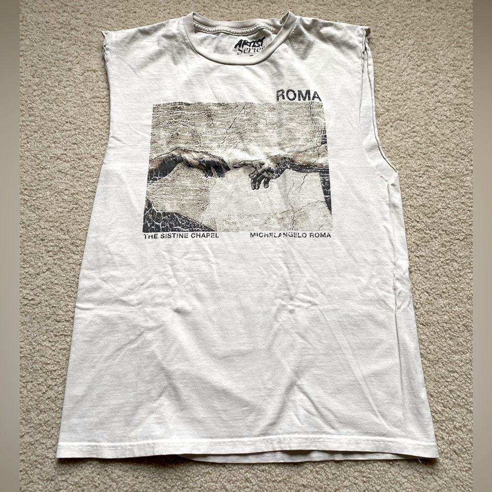 Artist Tee, Size Medium, 100% Cotton